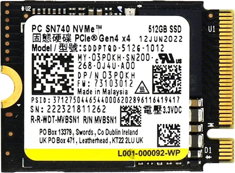 Western Digital PC SN740 512GB NVMe M.2 2230 - CeX (UK): - Buy